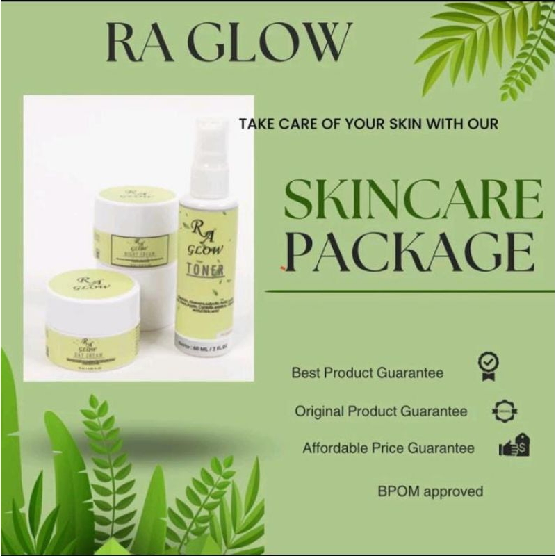 RA GLOW 100% ORIGINAL/PAKET WHITENING