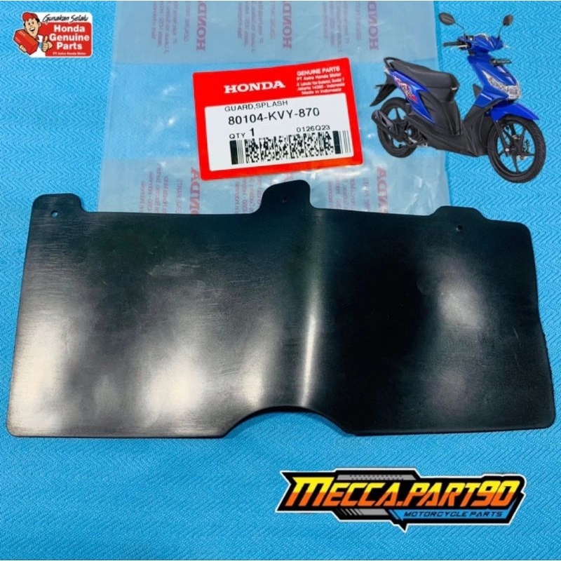 Splash Guard Karet Penahan Lumpur Bawah Spakbor Belakang Beat Karbu 80104KVY870