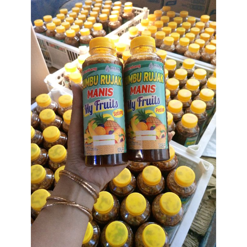 

bumbu sambel rujak buah sambel pedes manis 335gr