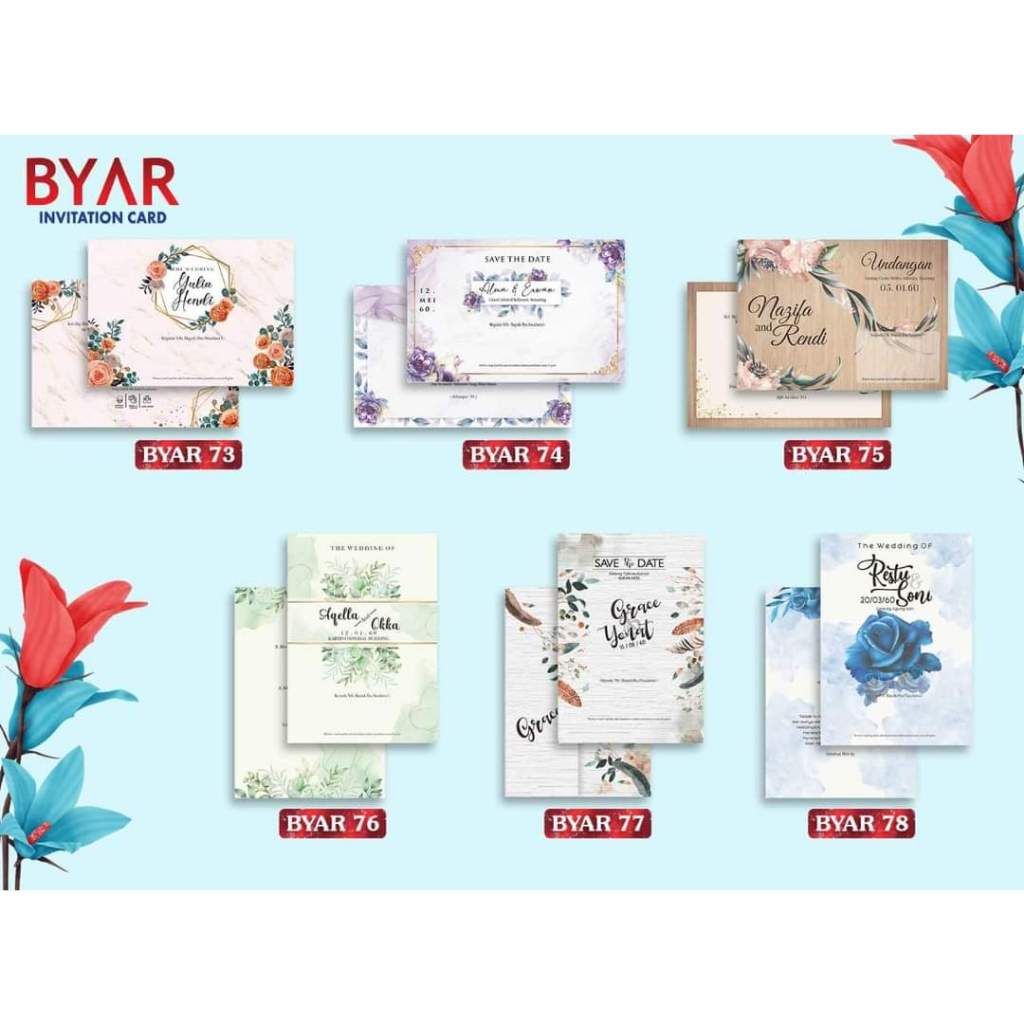 JAVASTORE | UNDANGAN BLANKO BYAR