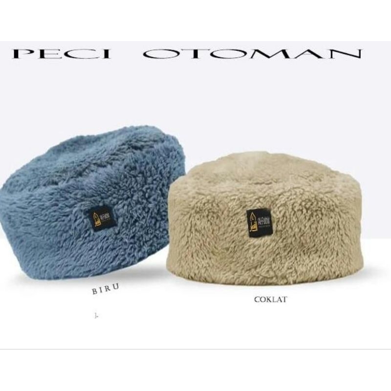 peci kopeah bukhara bulu rusia/peci kopeah otoman/songkok caknun