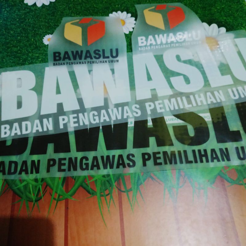 

SABLON SETRIKA (DTF) LOGO BAWASLU dan PANWASLU