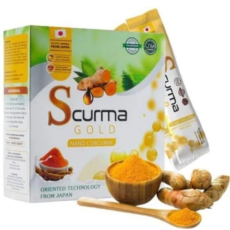 Promo 1box Scurma Gold Herbal Original Bpom