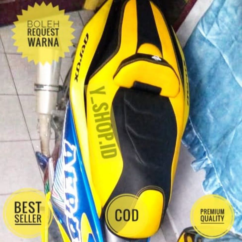 Cover Kulit Jok Custom Modifikasi Yamaha Aerox 155 ABS Model Eropa Mbatech