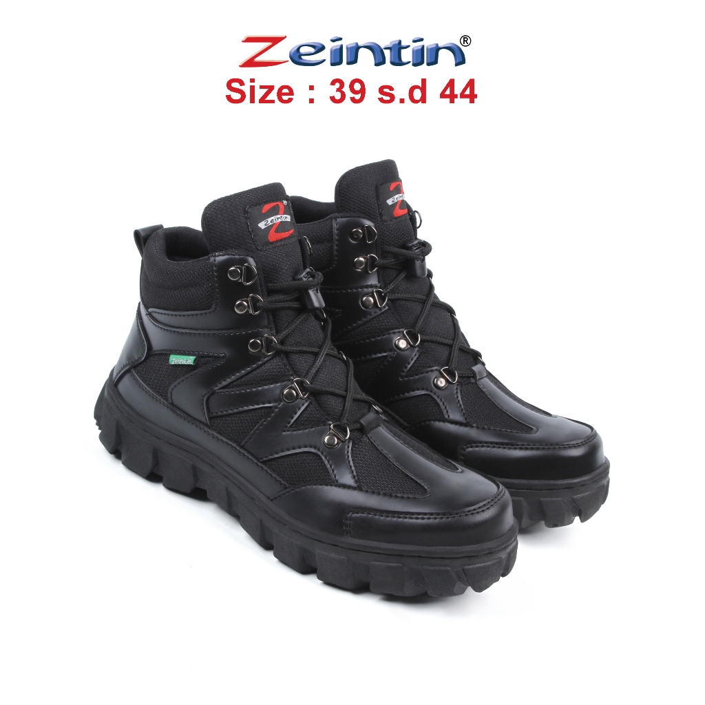 Zeintin - Sepatu Safety Boot Sepatu Hiking Pria Tracking Sepatu Kerja Outdoor SD