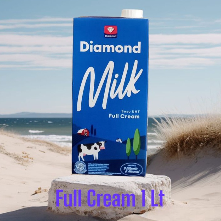 

C6369 SUSU DIAMOND UHT FULL CREAM UHT COKLAT LOW FAT 1 LITER Exp Desember 224