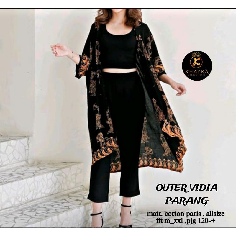 Outer Batik Mix Brokat Renda Shakira