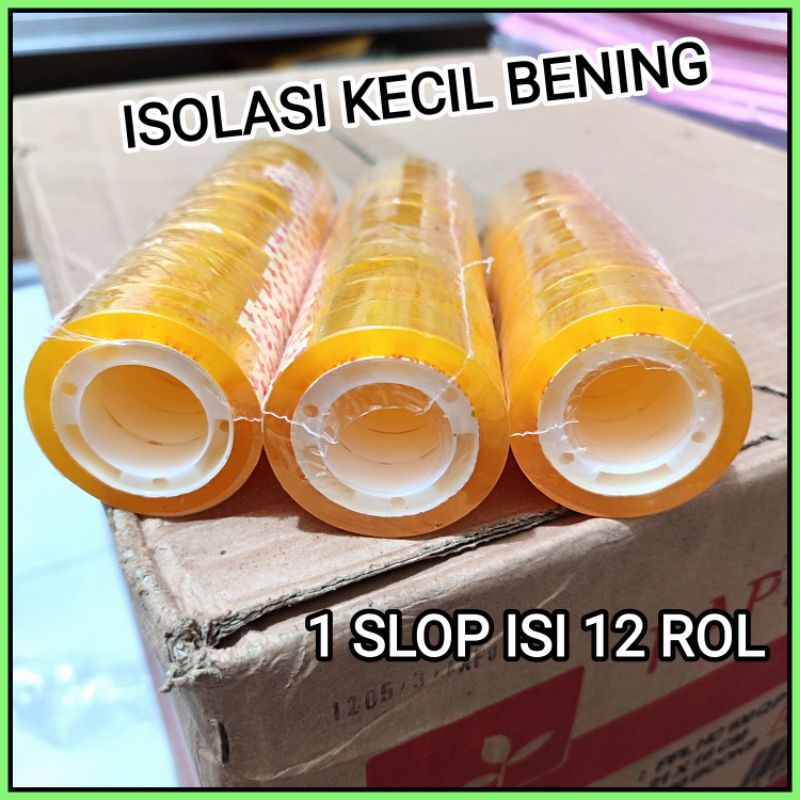 

*GROSIR* Isolasi Kado Kecil Bening Tebal (1Lusin)