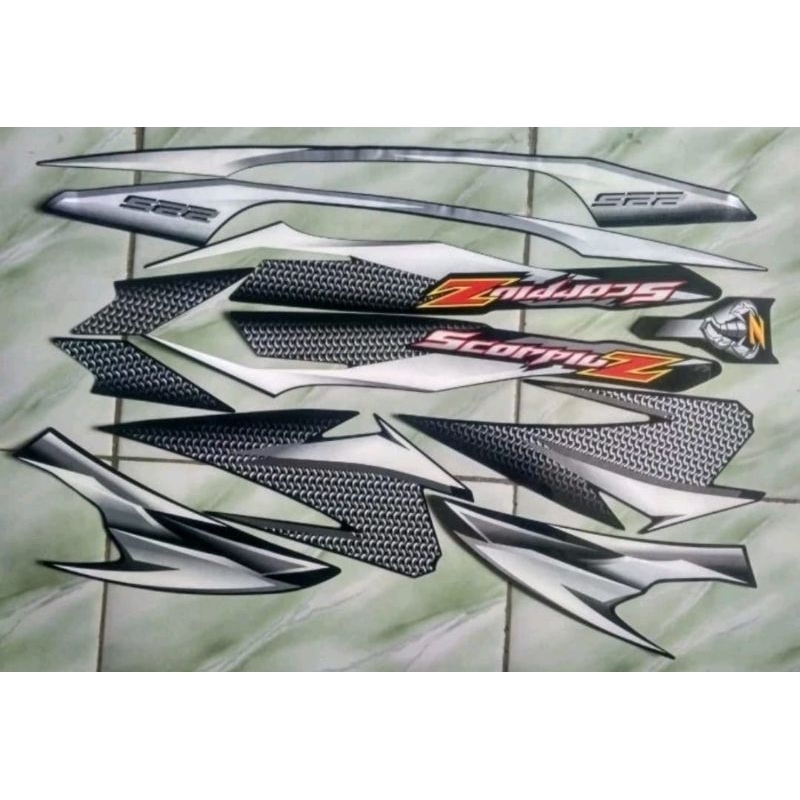 Striping Motor / Stiker Tangki Yamaha ScorpioZ 2007
