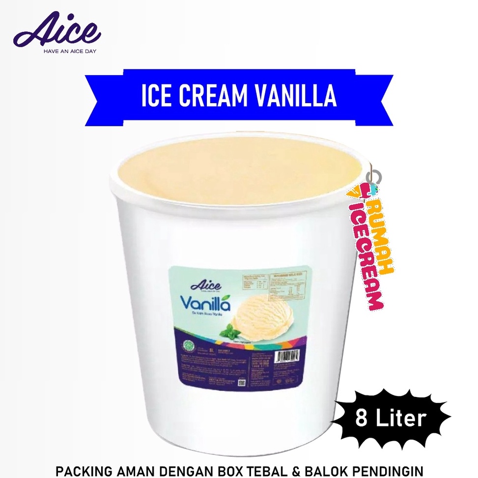 

LQYY9639 MEGA SALE Es Krim Aice Vanilla 8L