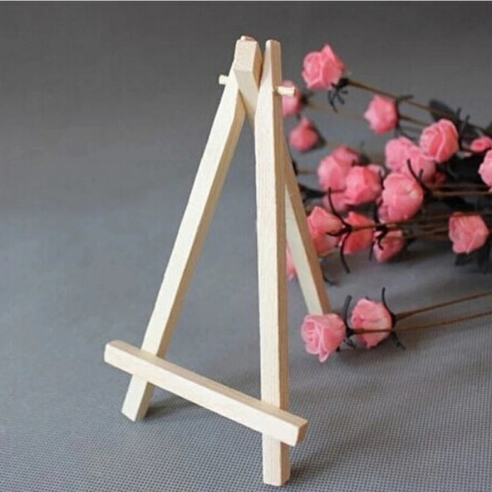 

YUH Wooden Easel Tripod Stand Kayu Kanvas Lukis 40cm