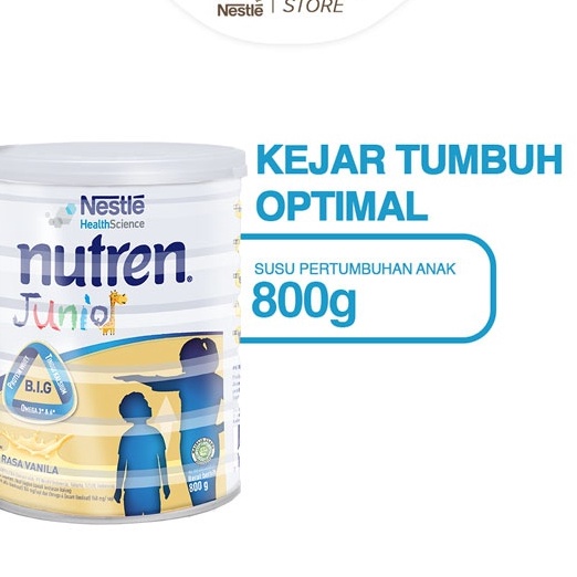 

WDBT6674 Terbaru NESTLE Nutren Junior Susu Pertumbuhan Vanila 11 tahun Kaleng 8g
