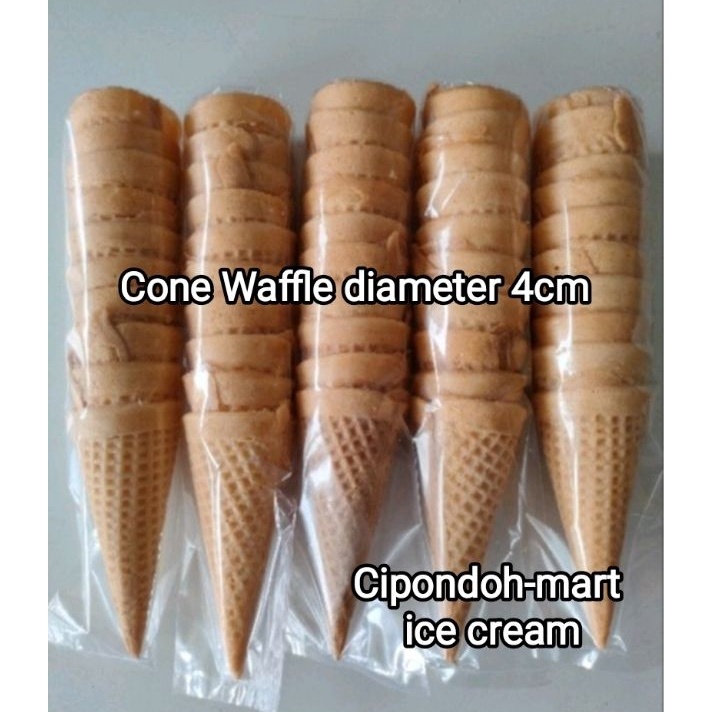 

KHBQ6122 77 5 pack 5 pcs CONE ORIGINAL WAFFLE 4 CM