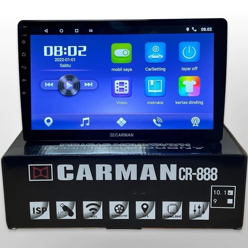Head unit Android Carman 10 inch 2/32 CR-888 Free Camera