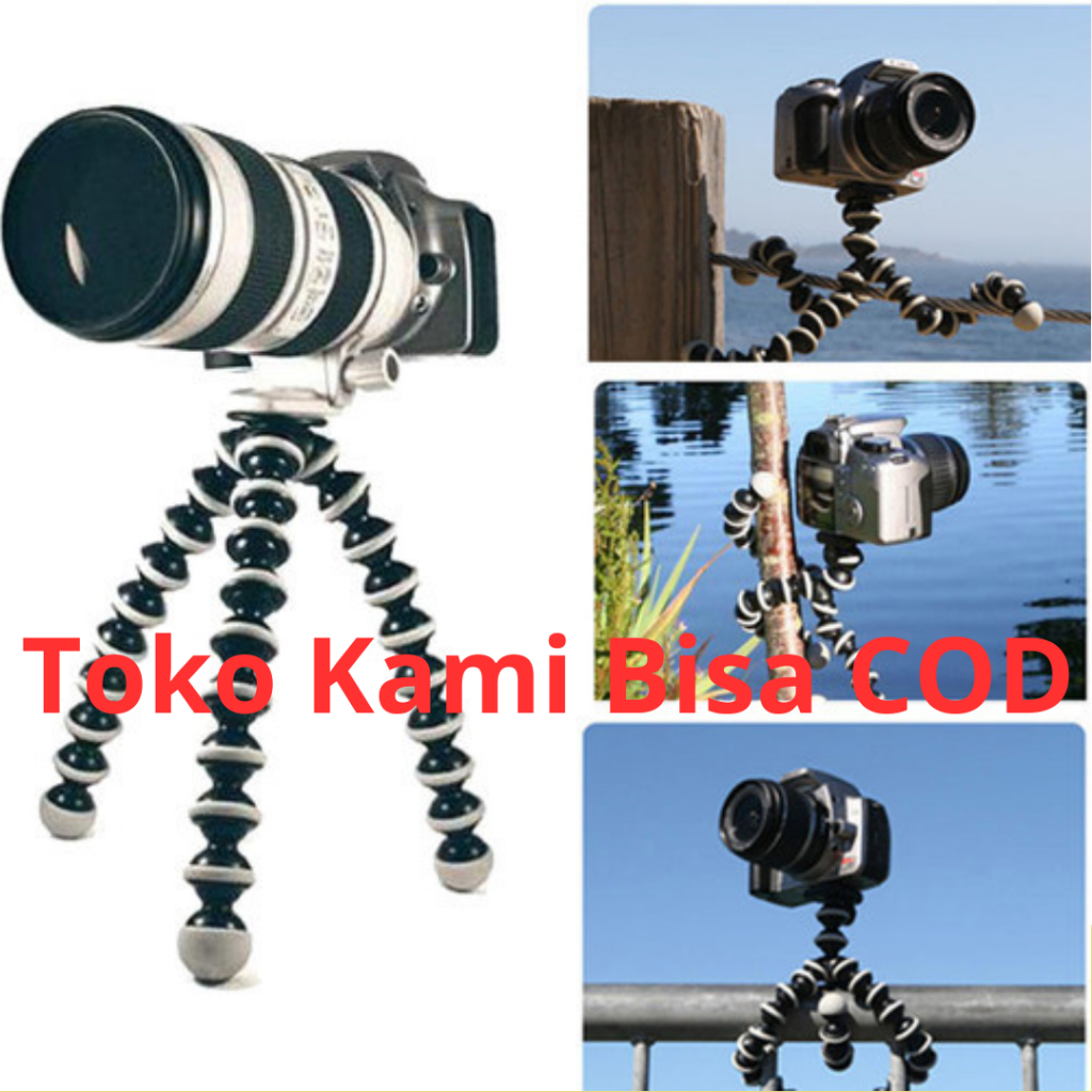 Tripod Hp Kamera DSLR 1/4 Screw Flexible Gorillapod Besar