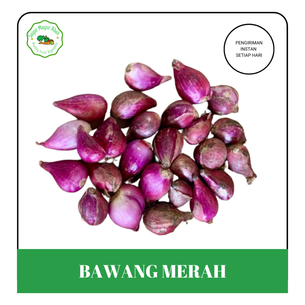 

Bawang Merah Fresh Bahan Bumbu Dapur Kirim Instan - 250gr, 500gr & 1Kh