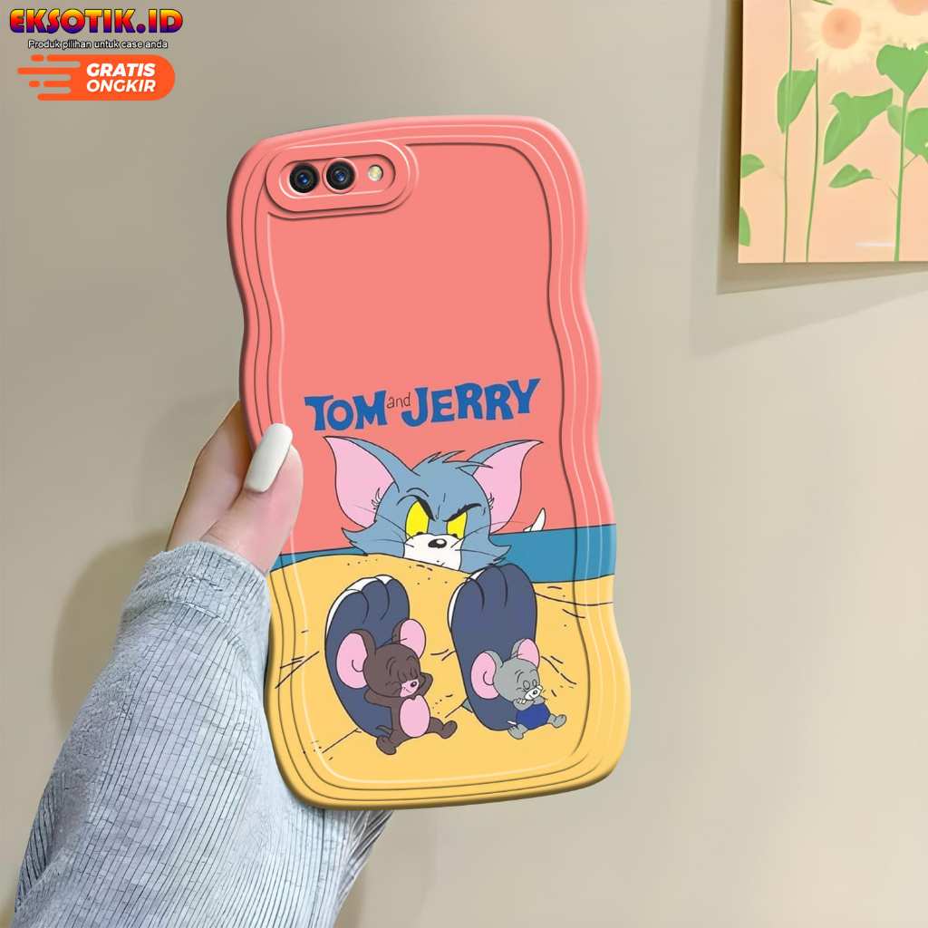 Case Oppo A1k / Realme C2 Gelombang - Casing Oppo A1k / Realme C2  - Silikon Oppo A1k / Realme C2  -