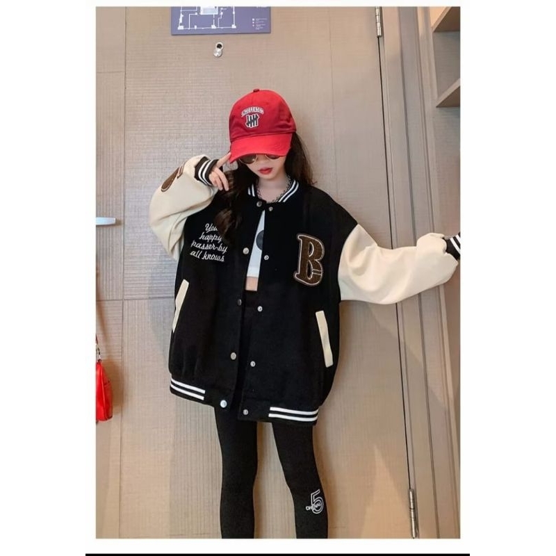 B BASEBALL JACKET ANAK
