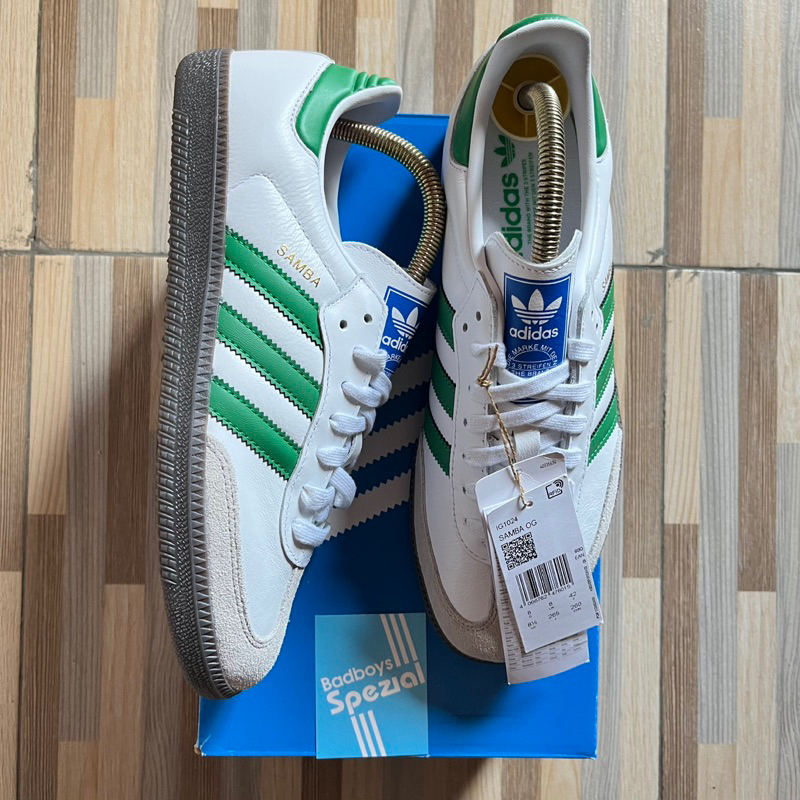 Adidas Samba og Green White