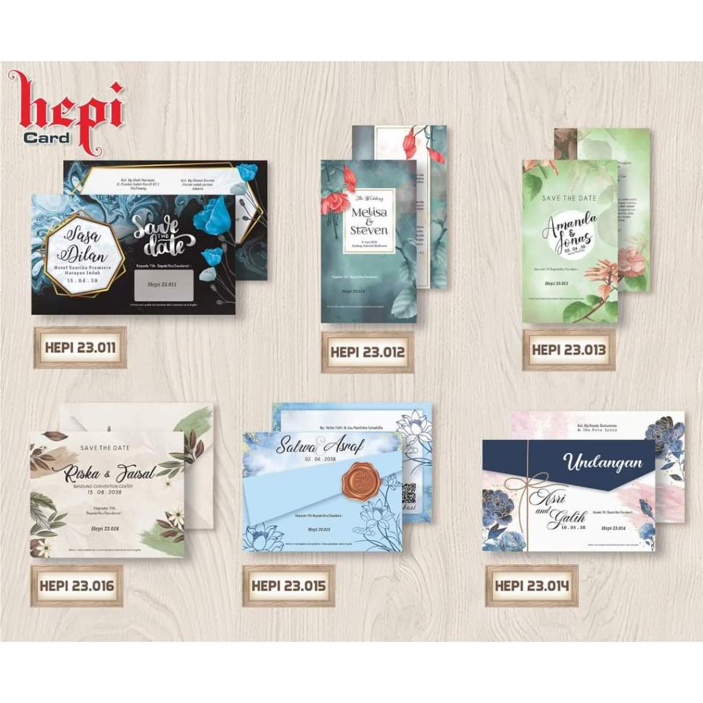 JAVASTORE | UNDANGAN BLANKO HEPI