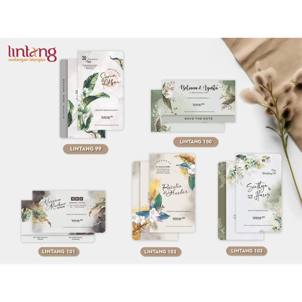 JAVASTORE | UNDANGAN BLANKO LINTANG