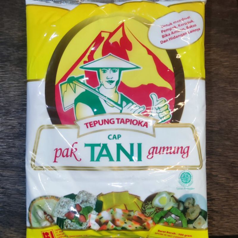

TEPUNG TAPIOKA CAP PAK TANI GUNUNG 500g