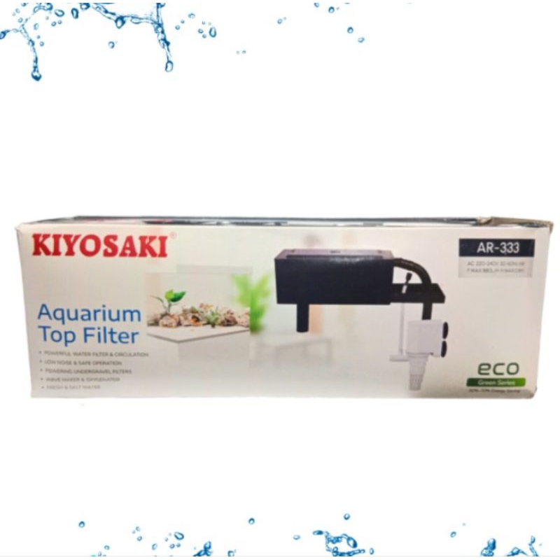 Pompa Aquarium Box Filter Lengkap Top filter ARMADA AM / KIYOSAKI AR / AQURA SP 333