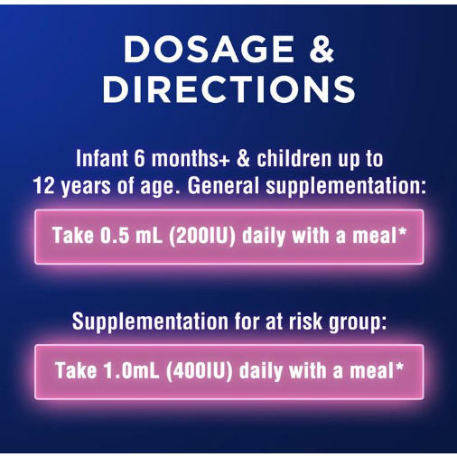 Ostelin Kids Vitamin D3 Liquid 20m HALAL