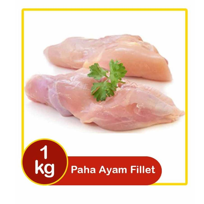 

Paha Ayam Boneless Tanpa Tulang | Fillet Chicken Thigh Fresh 1Kg