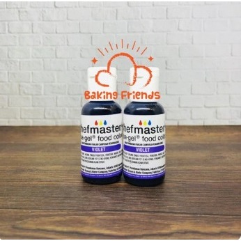 

VIOLET CHEFMASTER LIQUA-GEL FOOD COLORING 20ML /PEWARNA MAKANAN GEL BASE
