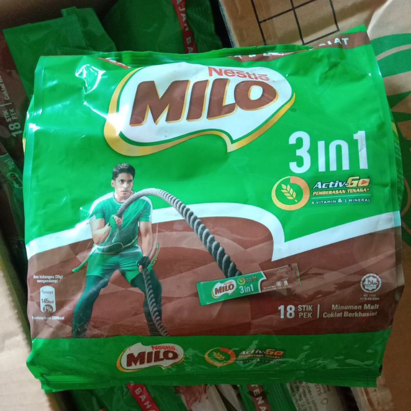 

Milo 3in1 18stik 1bungkus