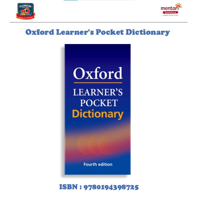 Oxford Learner's Pocket Dictionary | Kamus Saku Bahasa Inggris