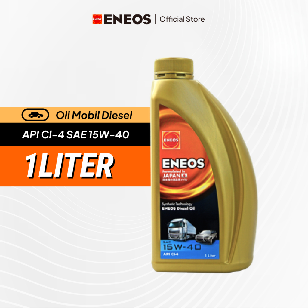 ENEOS Oli Mesin Mobil Diesel SAE 15W-40 CI-4 Kemasan 1L
