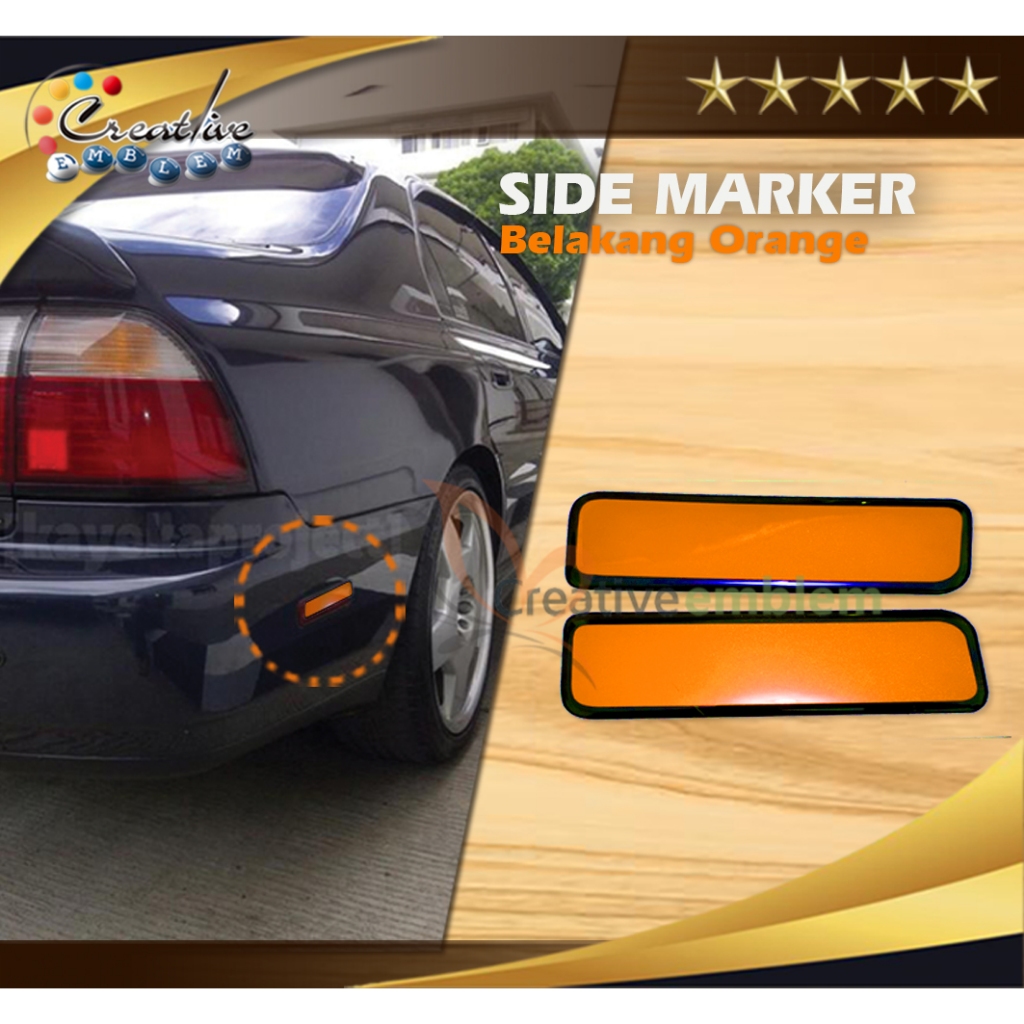 

Side Marker Emblem P =16,5 Cm - L = 4,5 cm Orange