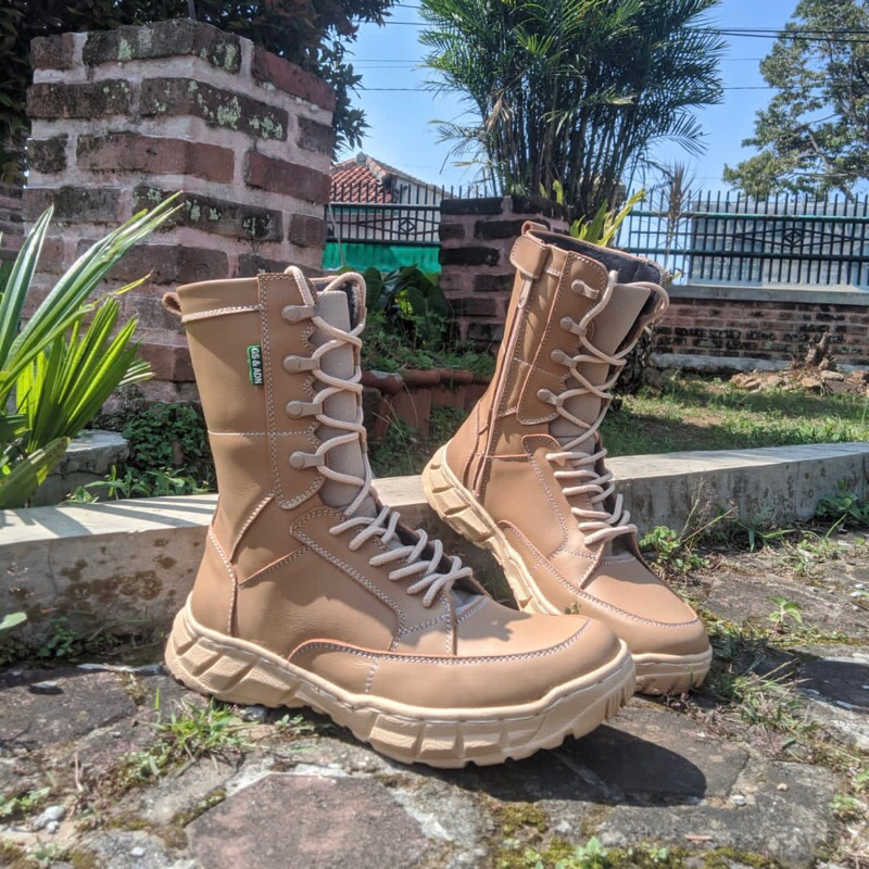 Sepatu PDL KEMHAN SATPOL PP ASN TNI Bahan Kulit Asli