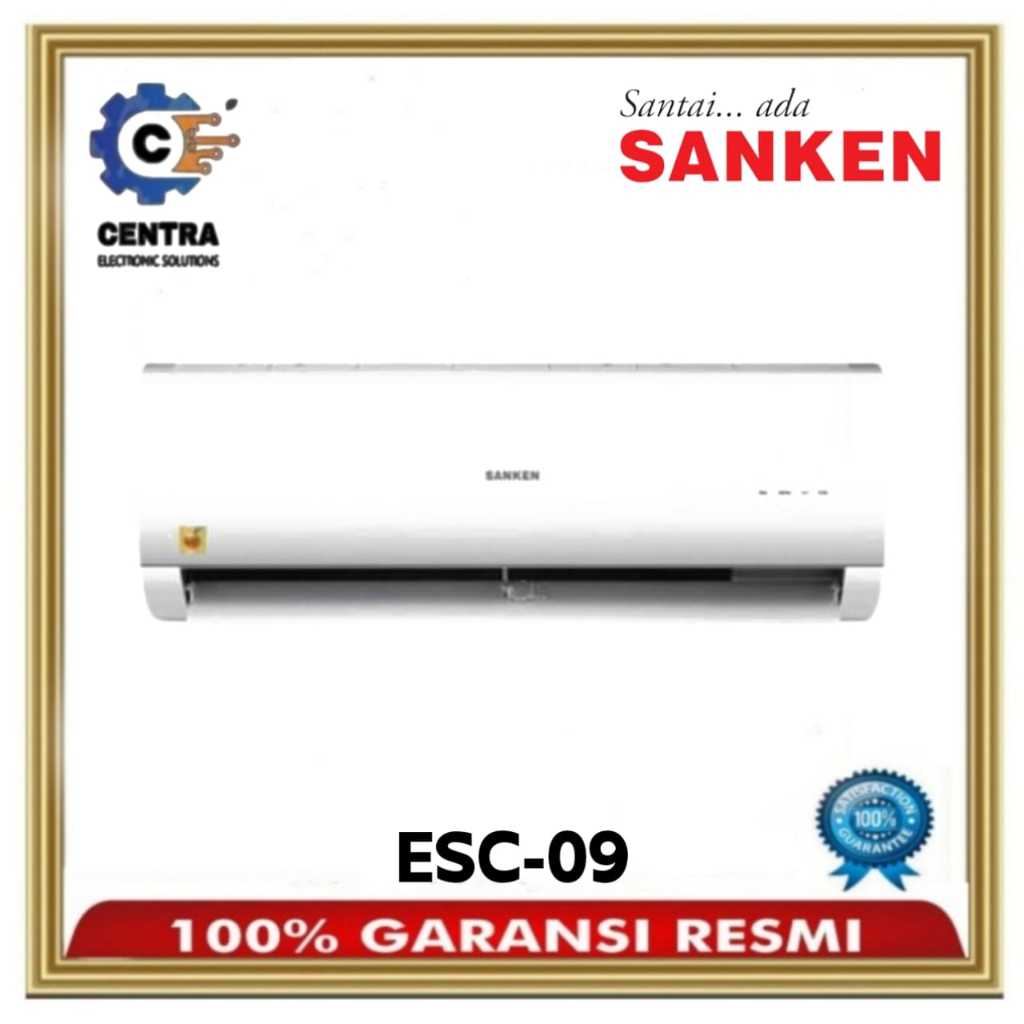AC SANKEN 1PK ESC-09 BLUE FIN HEMAT LISTRIK 1PK UNIT ONLY GARANSI RESMI