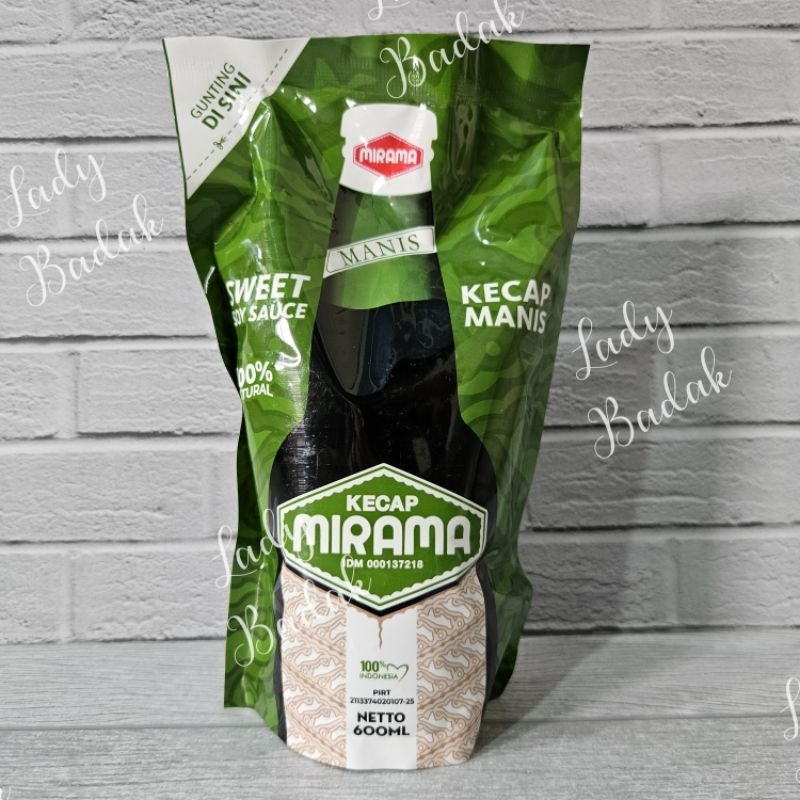 Kecap Manis MIRAMA Semarang 600ml 600 ml Pouch Isi Ulang