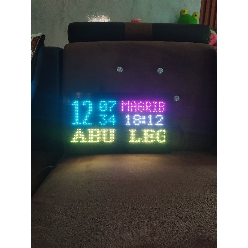 jam digital masjid rgb p5 35x20cm