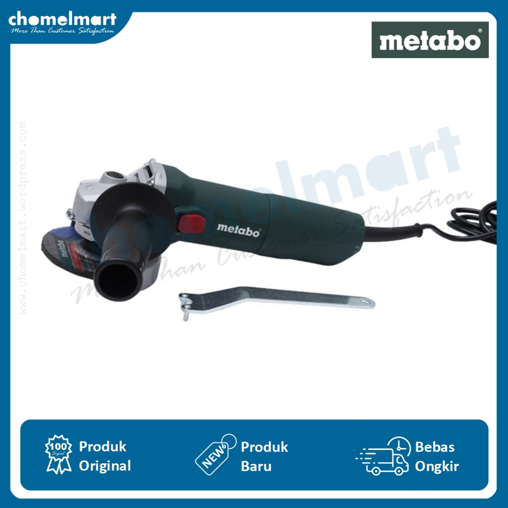 Mesin Gerinda Tangan Metabo W650-100 4 Inci Ergonomis dan Kuat
