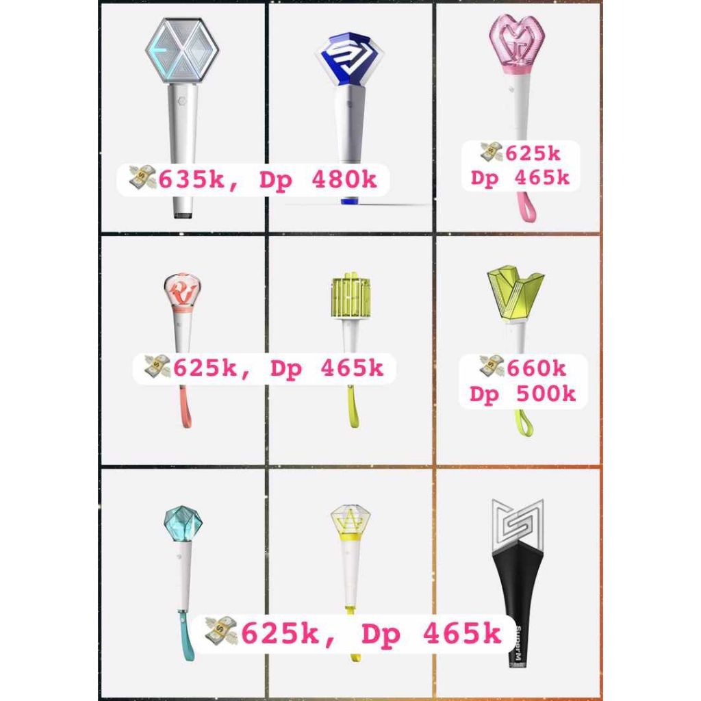 *[PO] LIGHTSTICK / FANLIGHT SM ARTIST OFFICIAL*