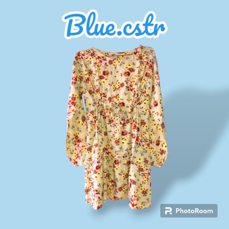 DRESS TUNIK BUNGA SAGE