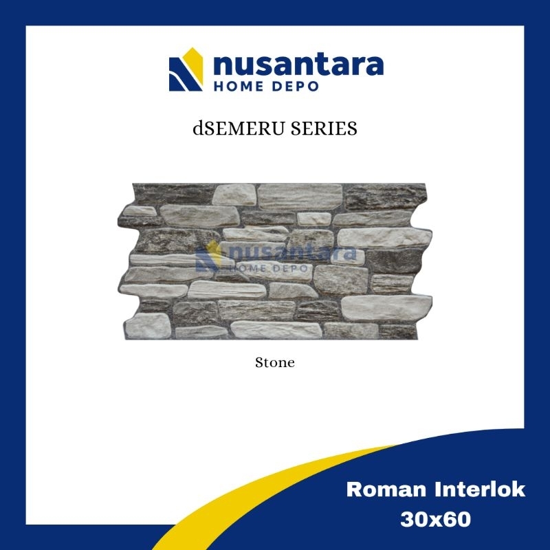 Keramik Roman Interlok Keramik Dinding Ukuran 30x60