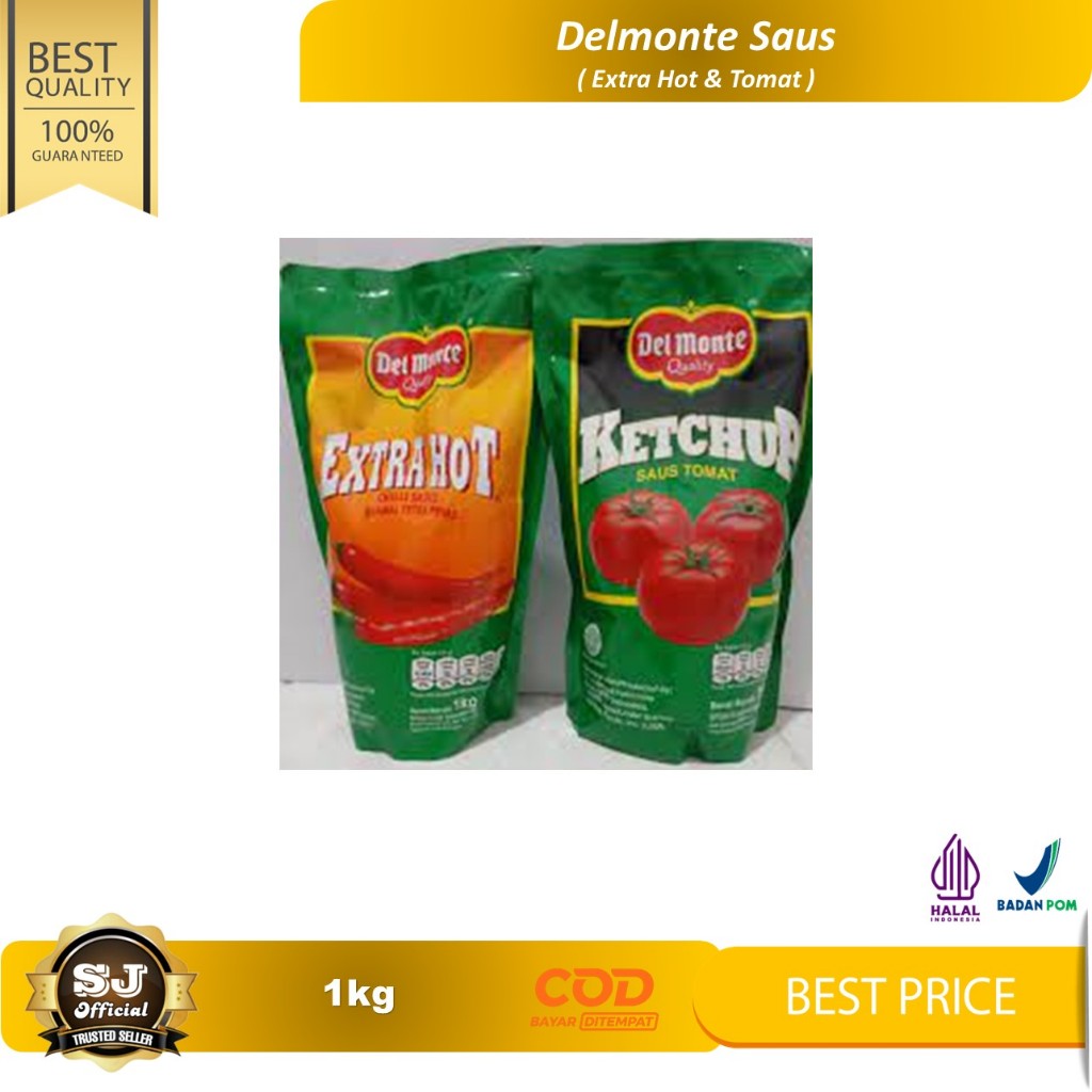 

Delmonte Tomat 1kg & Del Monte Extra Hot 1kg