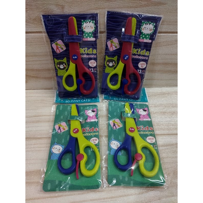 

M&G "So many cats" kids safety scissors 130mm | Gunting untuk Anak | Kids Scissors