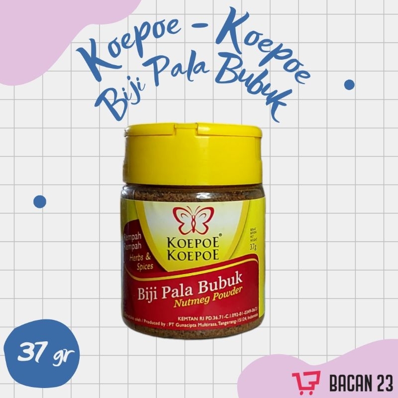 

Koepoe Biji Pala Bubuk 37 Gr / Bumbu Instant / Bacan 23 - Bacan23