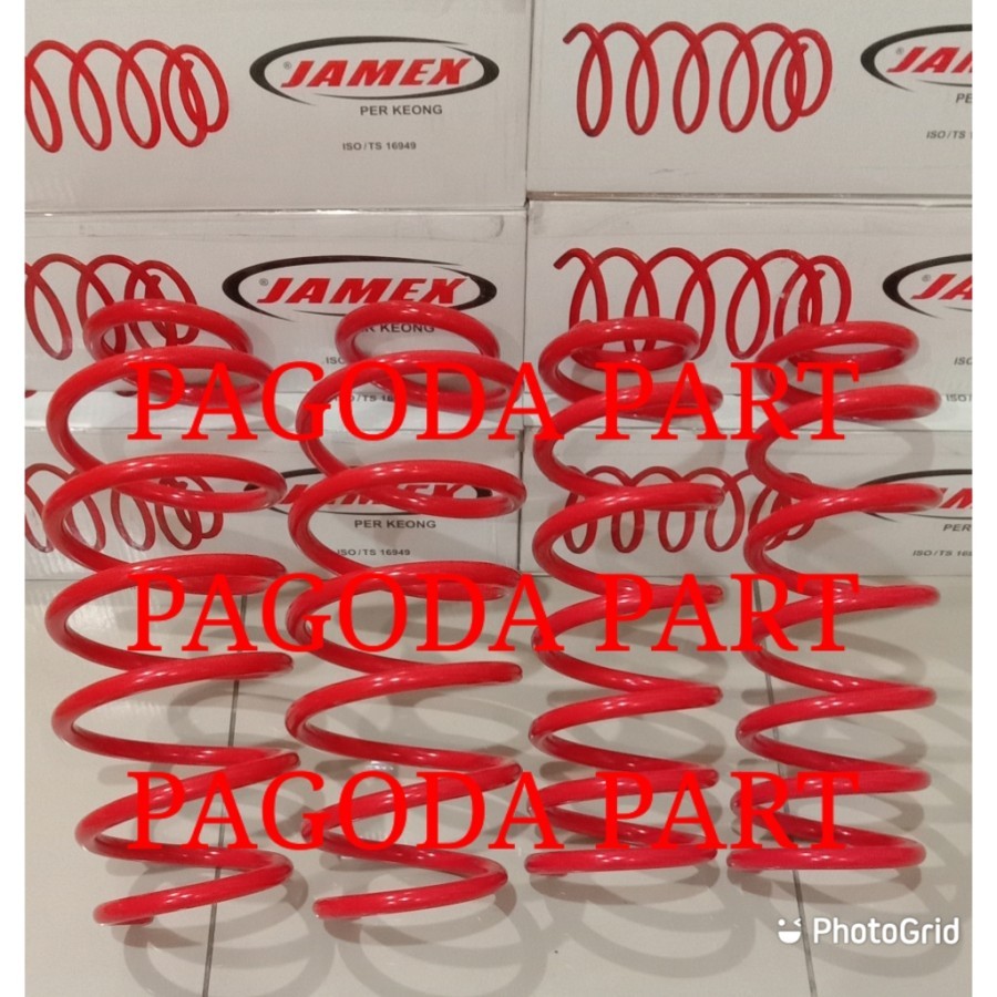 PAKET PER KEONG COIL SPRING JAMEX EMPUK MAZDA CX 5 CX-5 DPN-BLK 4PCS