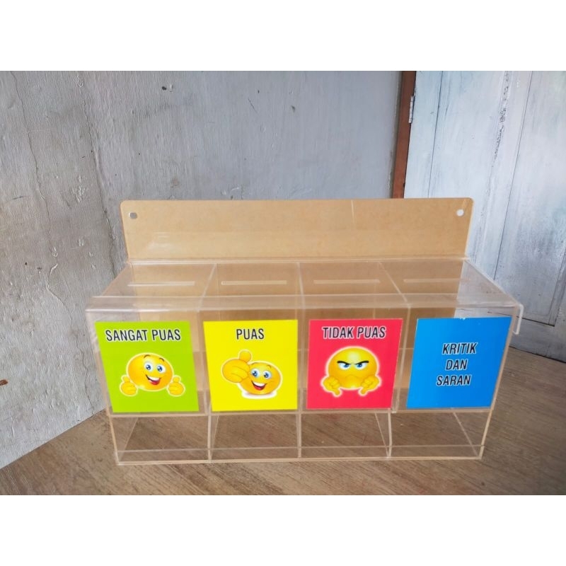 

kotak akrilik custom / kotak saran akrilik 32x10x21cm