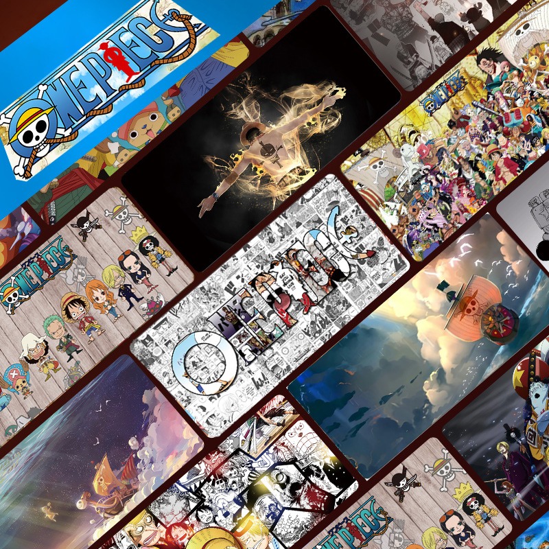 GEMILANG MOUSEPAD GAMING ONE PIECE ANIME DESK MAT BAJAK LAUT ZORO ALAS ONE PIECE  LUFFY ONE PIECE MO