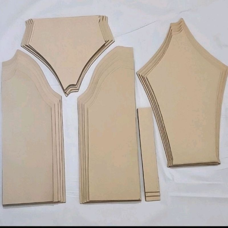 POLA KAOS PRIA RAGLAN (ISI 6 SIZE)
