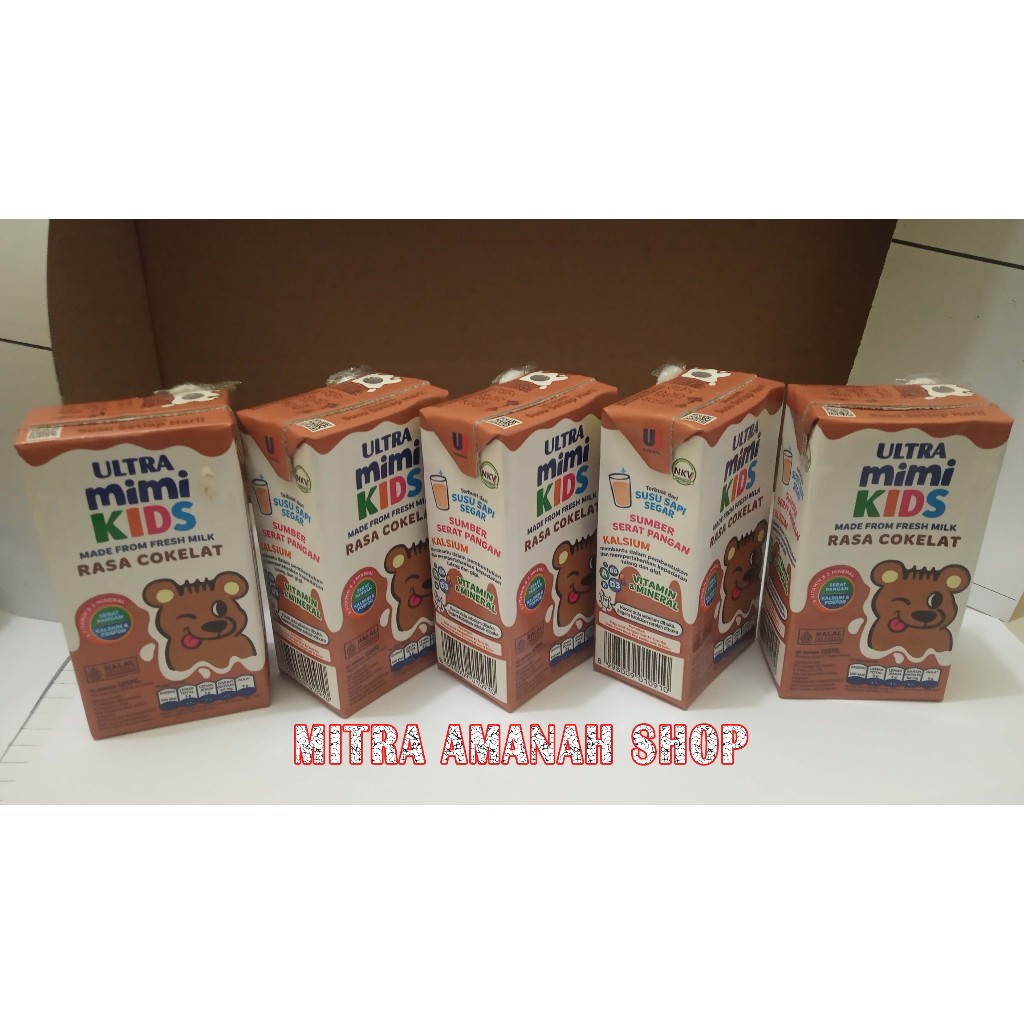 

Susu Ultra mimi Kids 125ml | Rasa Coklat | Paket 5pcs